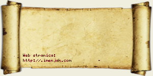 Emilija Aljančić vizit kartica